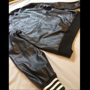 Mastermind Japan Adidas Leather Jacket